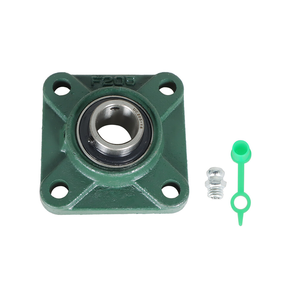 10 Pack UCF205-16 Pillow Block Flange Bearing 1″ Bore 4 Bolt Solid Base