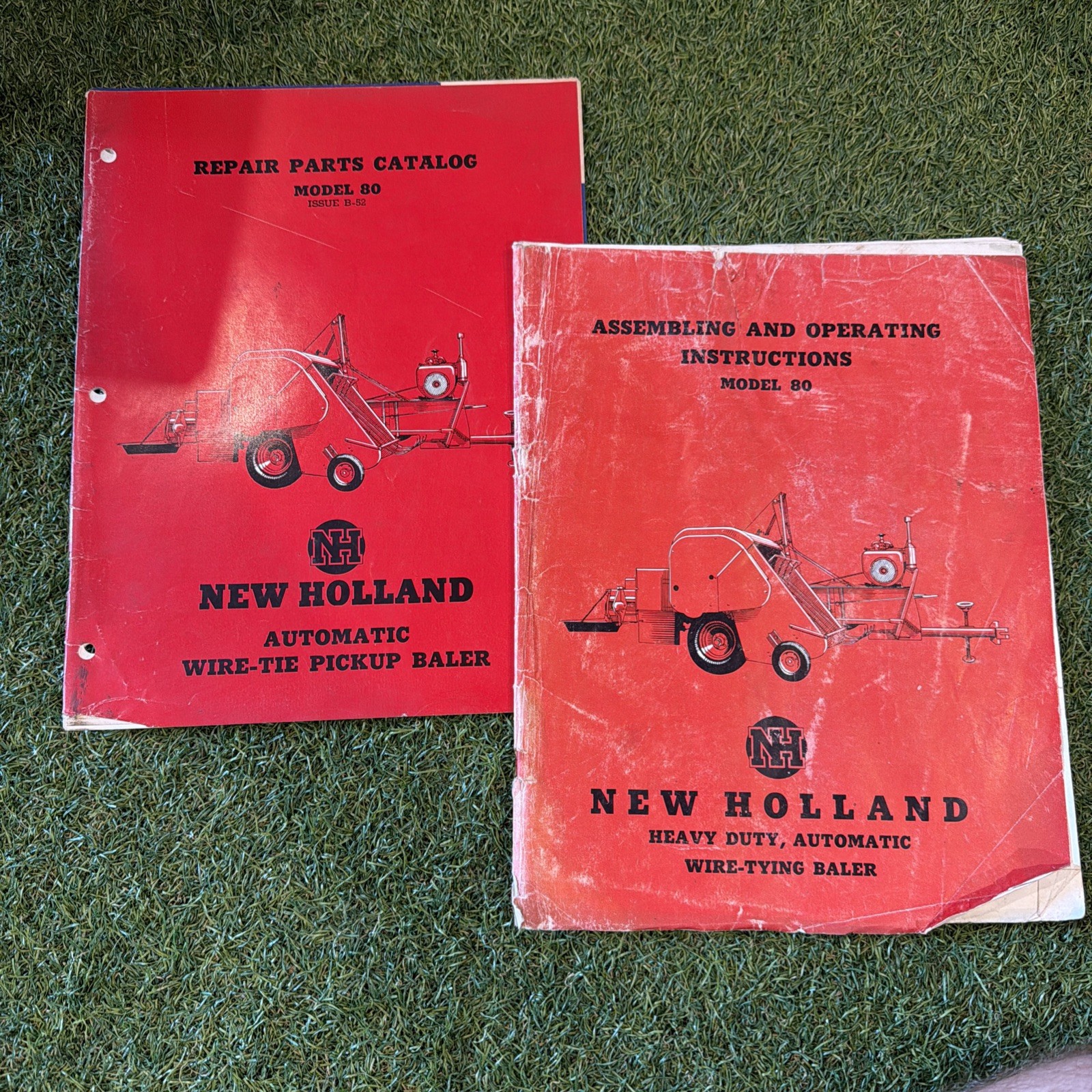 New Holland 80 Baler Assembling & Operating Instructions & Repair Parts Catalogs