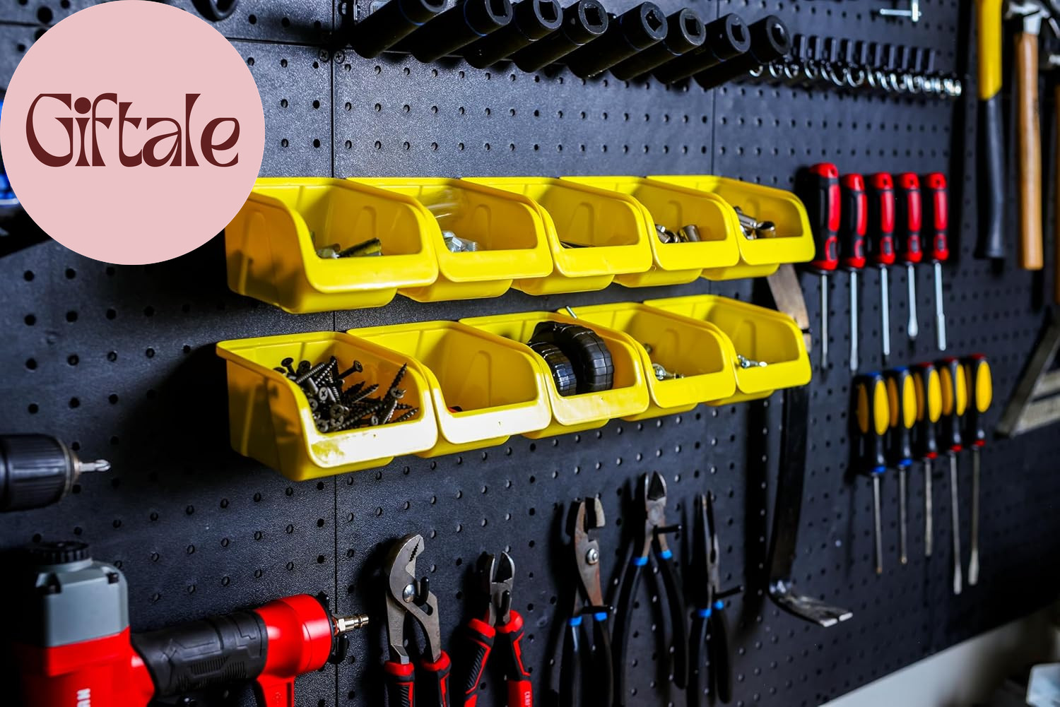 24″ X 48″ Pegboard Wall Organizer – Kit (PK-312-B) Peg Board Organizer Accessori