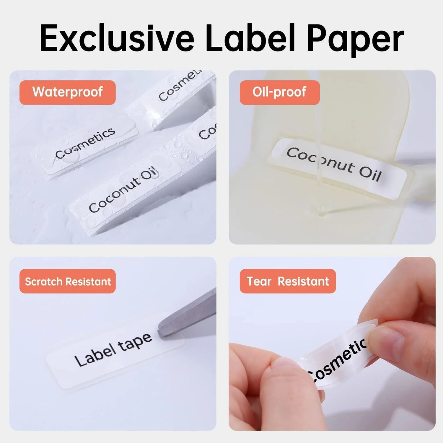 Portable Thermal Label Printer NIIMBOT B1 Bluetooth Barcode Printer 2 inch Label