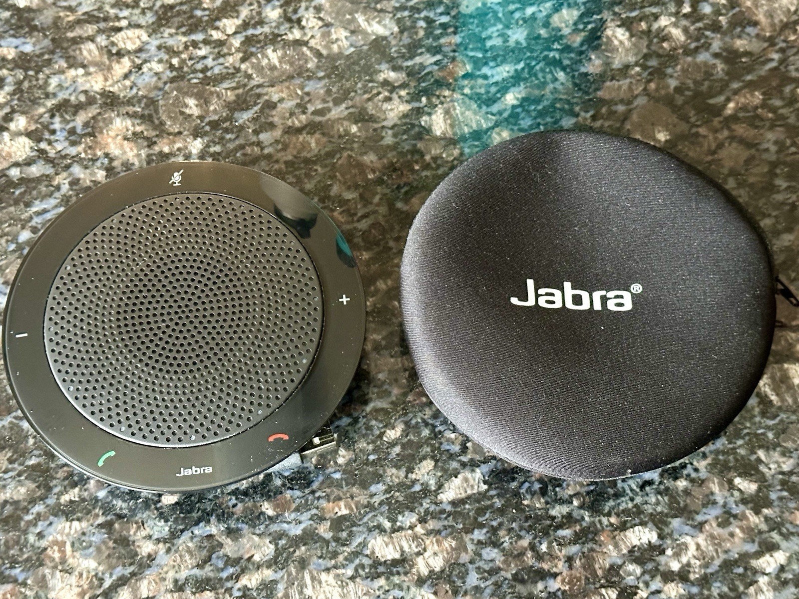 Jabra Speak 410 Portable USB Conference Speaker Phone 7410-209 PHS001U Used 2X