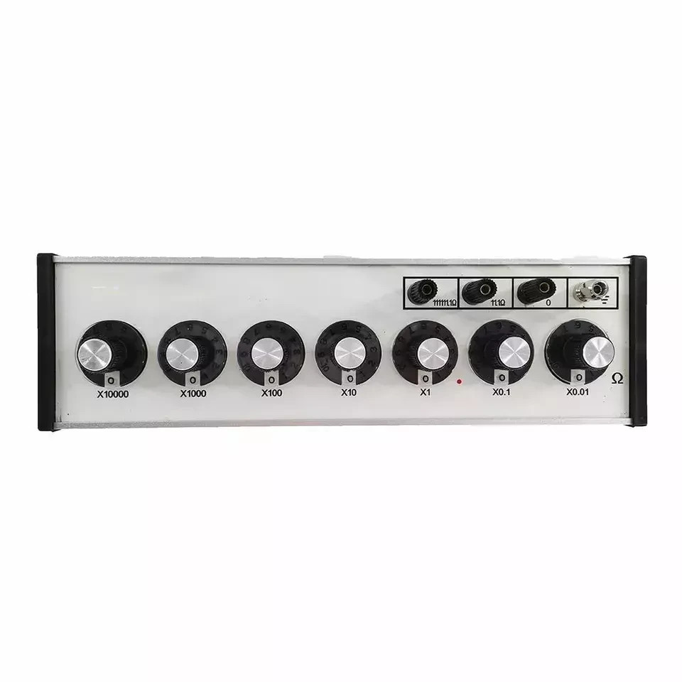 7 Dials Decade Resistance Box with Min Step 0.01Ω Reference Power 0.5W