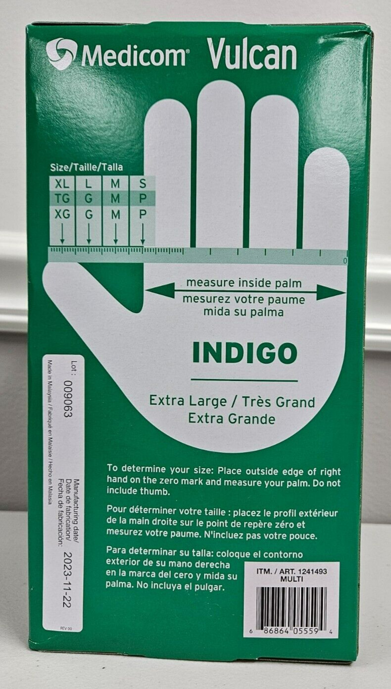 Medicom Vulcan Nitrile Glove Gant General Purpose Extra-Large 150 Automotive XL