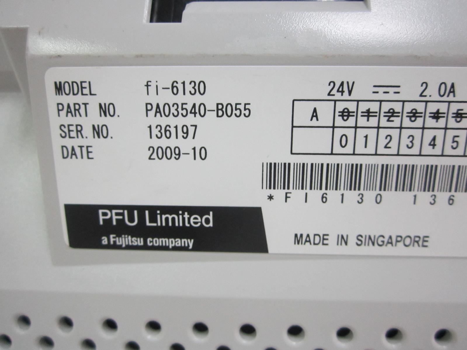 FUJITSU FI-6130 DESKTOP DOCUMENT SCANNER