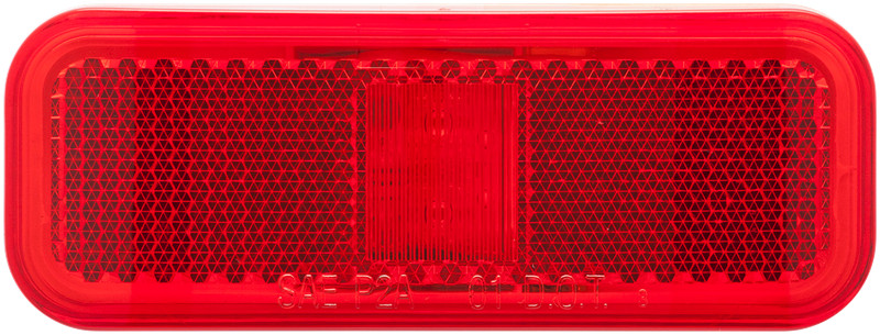 Optronics MCL44RB1 Led Mark Light;Rect;1 Wire;Red