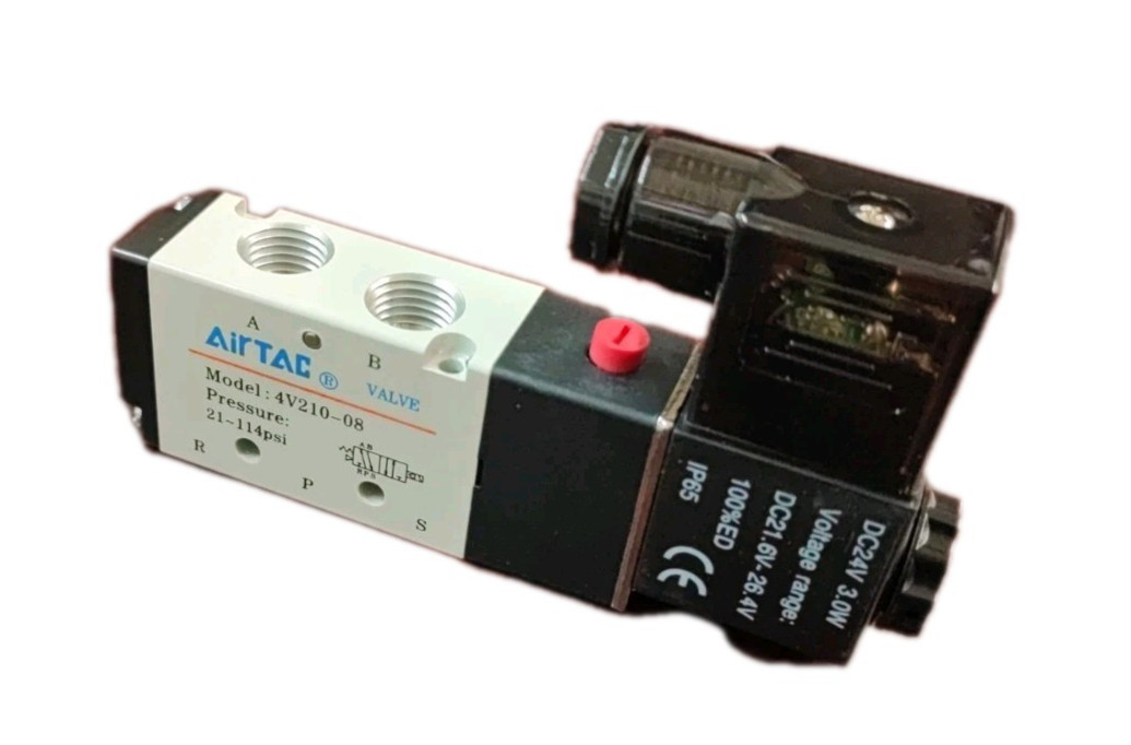 24VDC AIRTAC 4V21008 4V21008BT 4V210-08 PNEUMATIC NPT AIR VALVE BRAND NEW USA