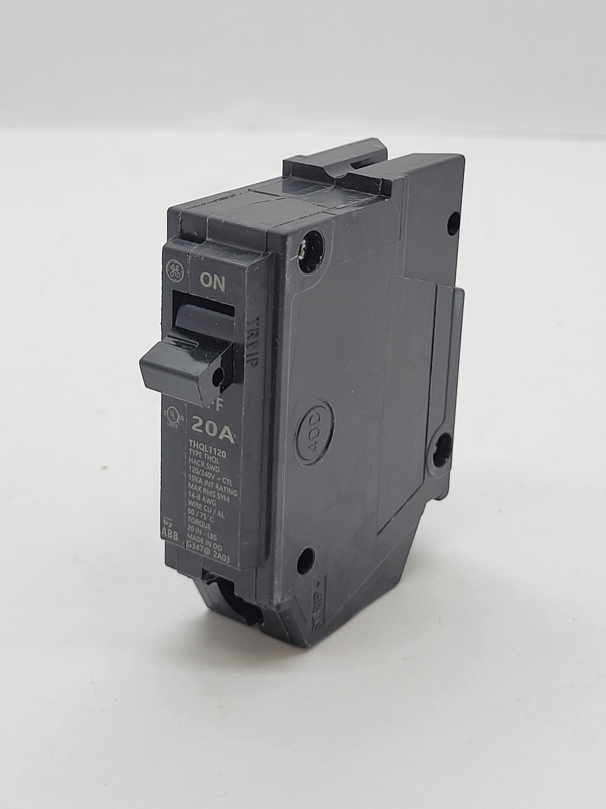 10PC General Electric THQL1120 Plug-In Circuit Breaker 20A 1P 120/240V THQL