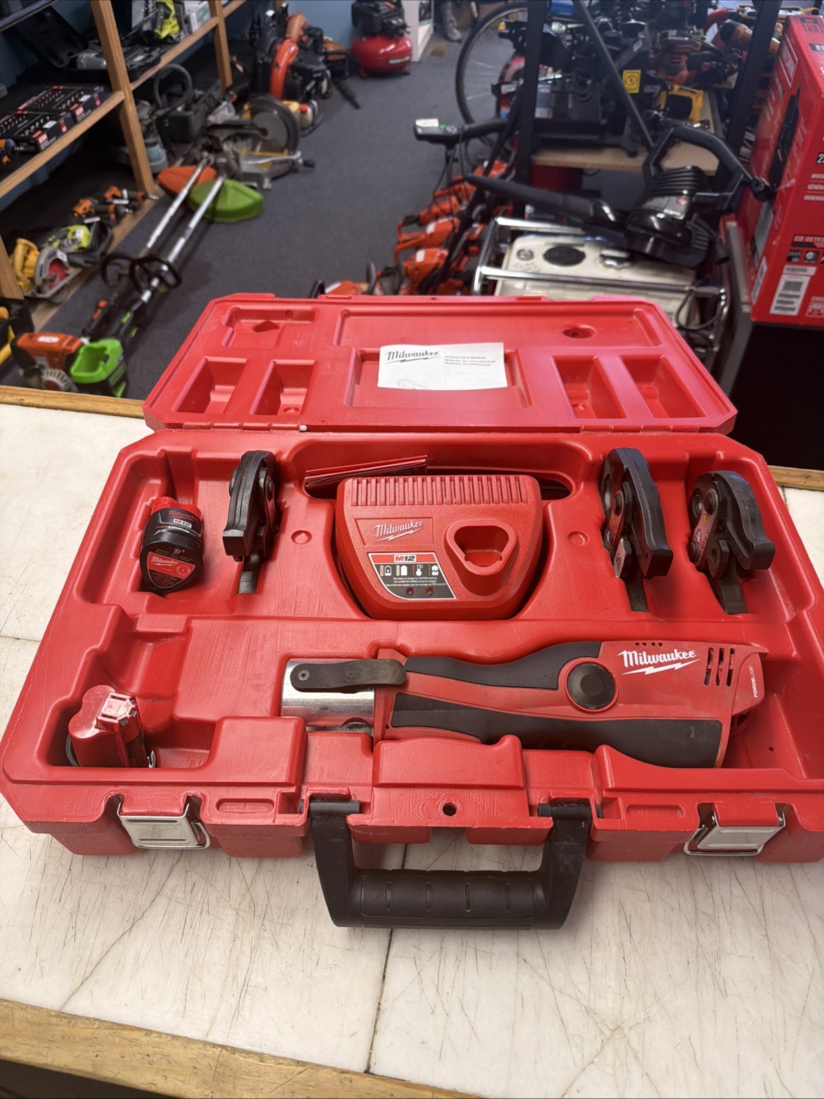 Milwaukee 2473-20 Force Logic M12 Press Pressing Crimp 2 Batteries
