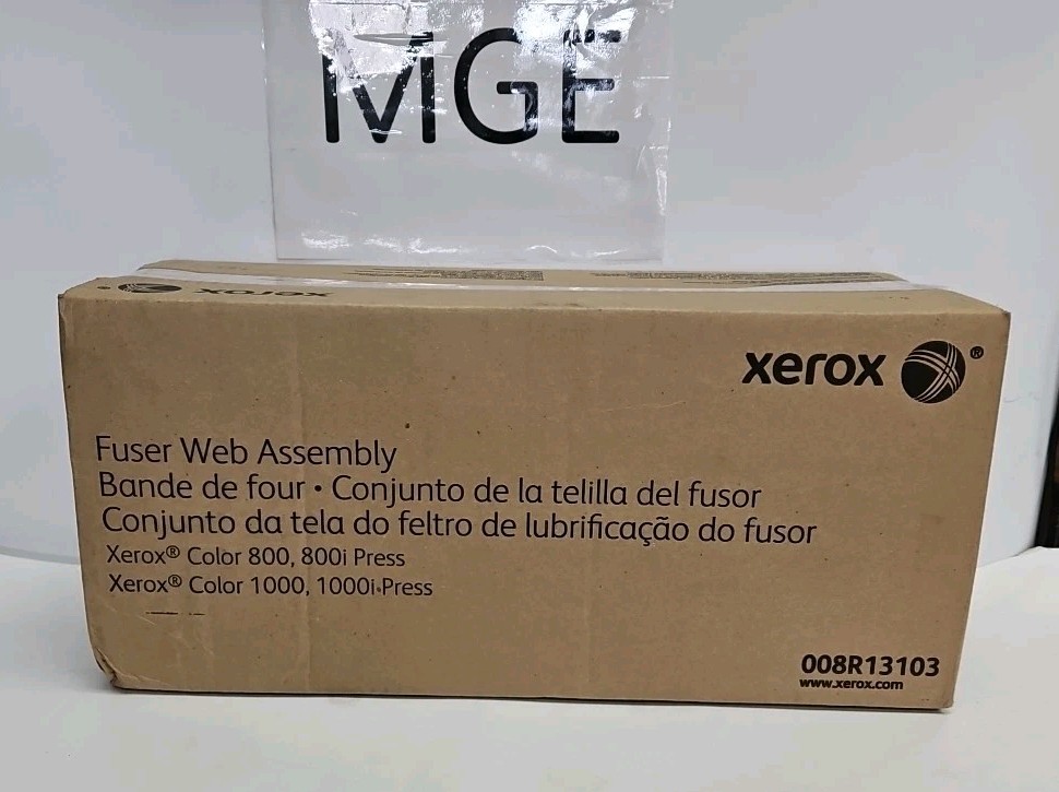 New OEM Xerox Color 800, 800i, 1000, 1000i, Fuser Web Assembly 008R13103 TT