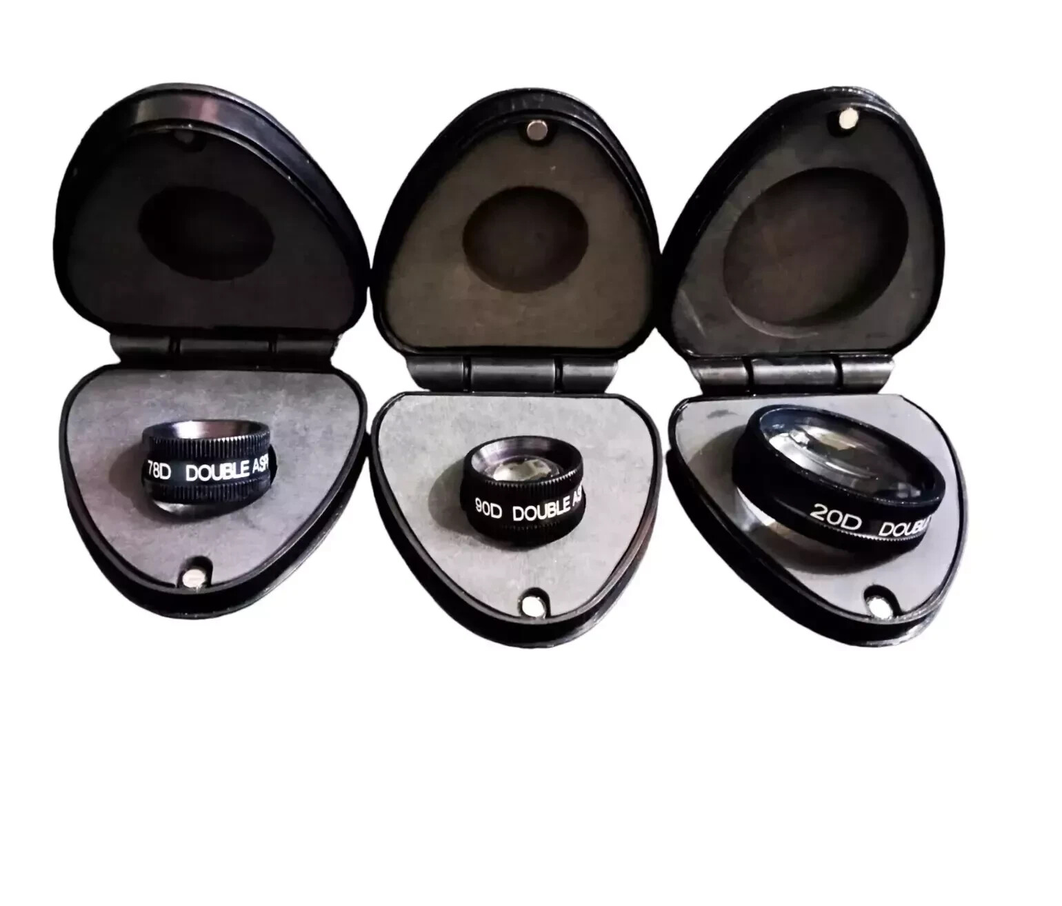 Double Aspheric Lens 20D 90D & 78D Free Shipping Ophthalmology Set of Lens 3.
