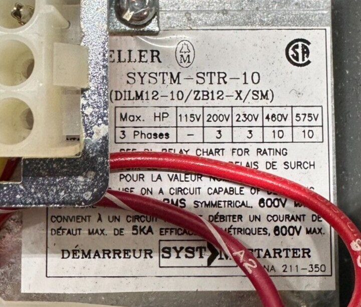 SYSTM-STR-10 Non-Combo Non-Reversing System Starter 3Ph 575V 1NO (56)