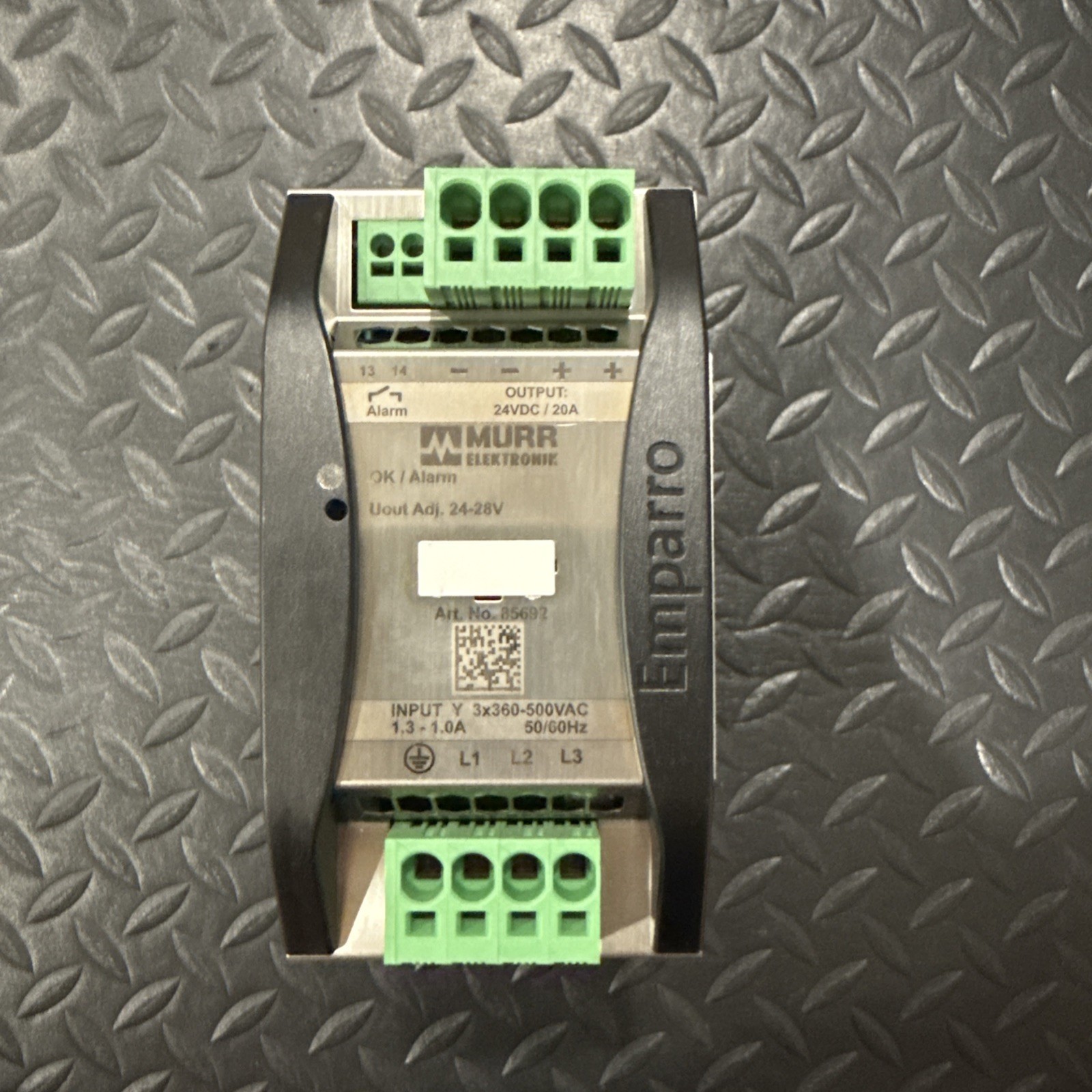 MURR ELEKTRONIK 85692 EMPARRO SWITCH MODE POWER SUPPLY D-71570