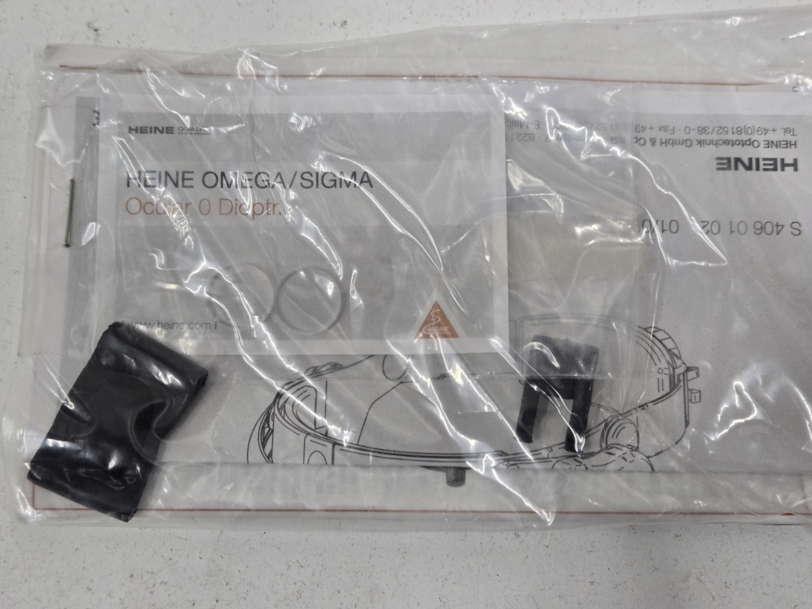 Heine Omega Sigma Ocular 0 Dioptr Lens for Omega 500