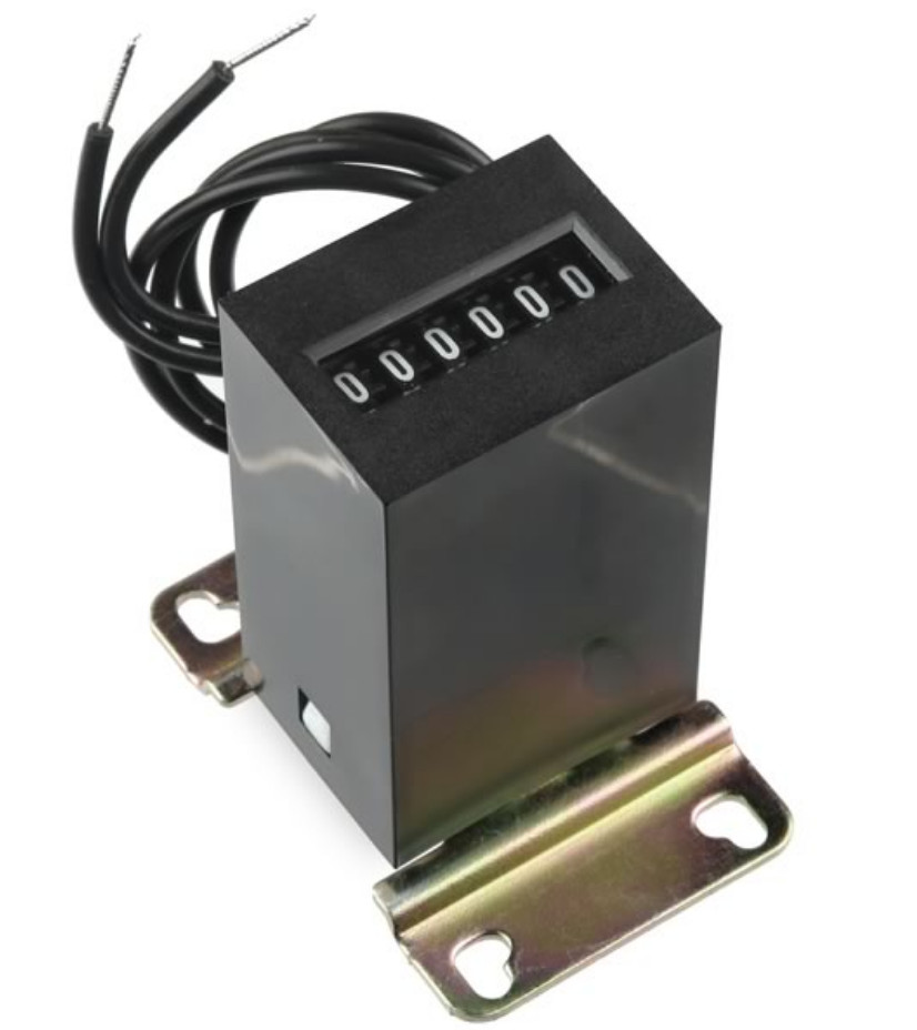 KEP KE610 24V DC Non Resettable Analog Mechanical Impulse Counter Kessler Ellis