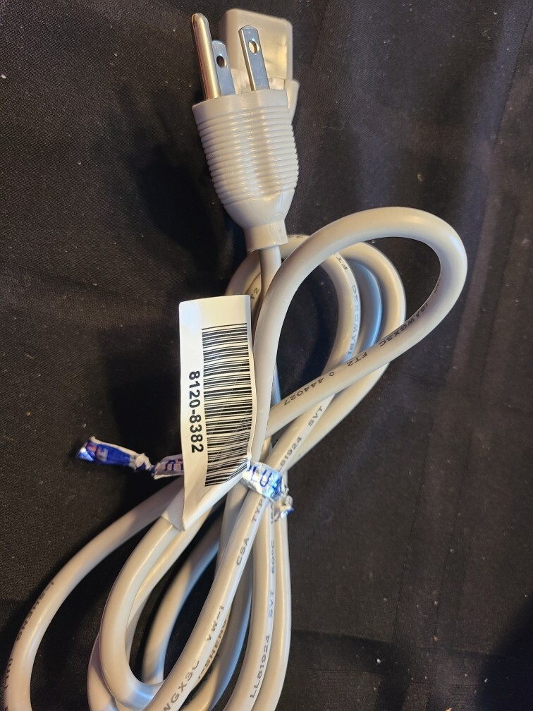 Longwell 8120-8382 E55943 also listed as I-Sheng IS-14 or SP-305 Gray Power Cord