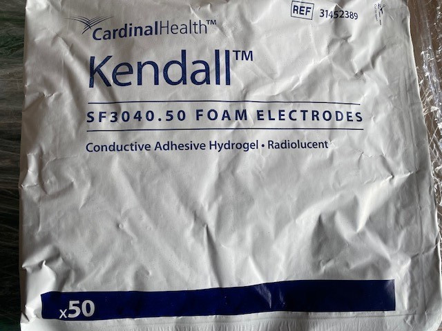 (50 PACK) Cardinal Health Kendall 850 Series ECG 31452389, EXP 09/2028