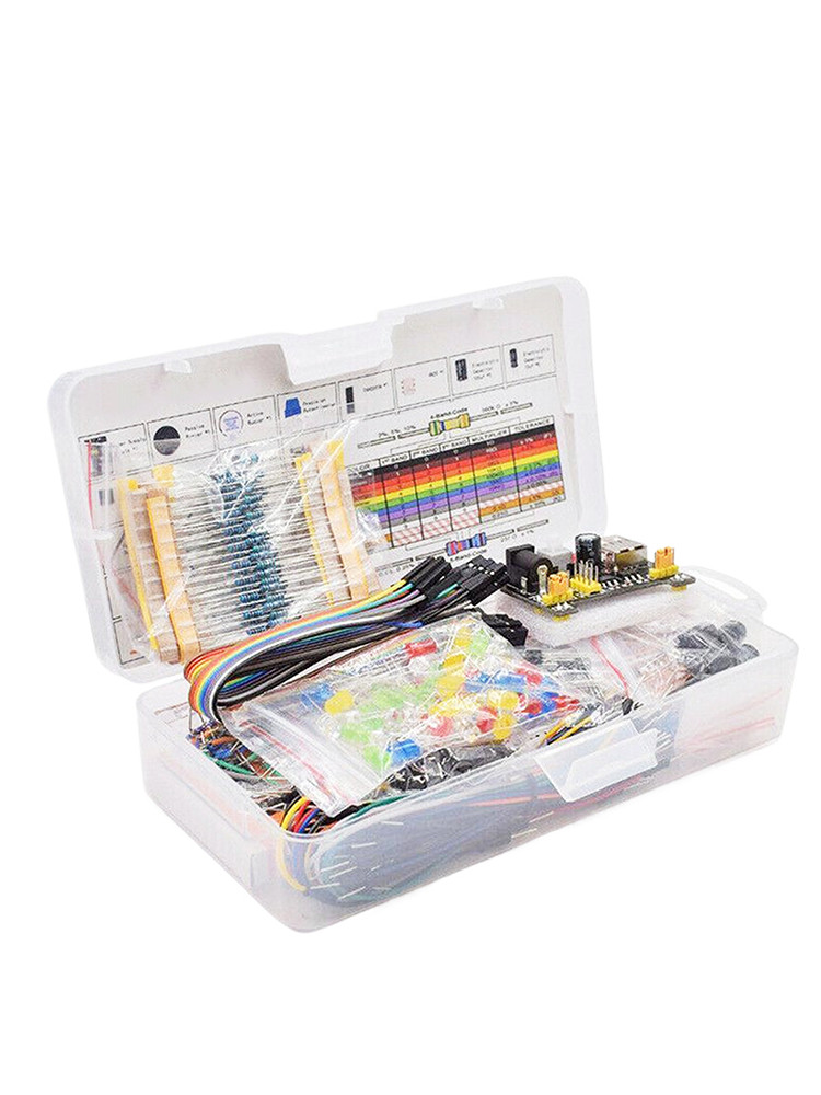 830Pcs DIY Electronic Starter Kit for Arduino UNO R3 with Breadboard Component