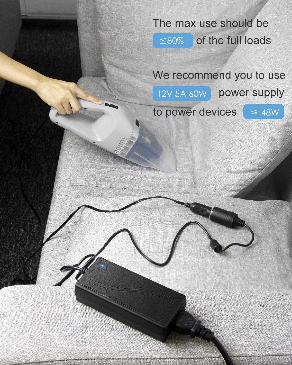 Mains Voltage to 12V Converter-AC 110V to DC 12V Transformer with Female Inline