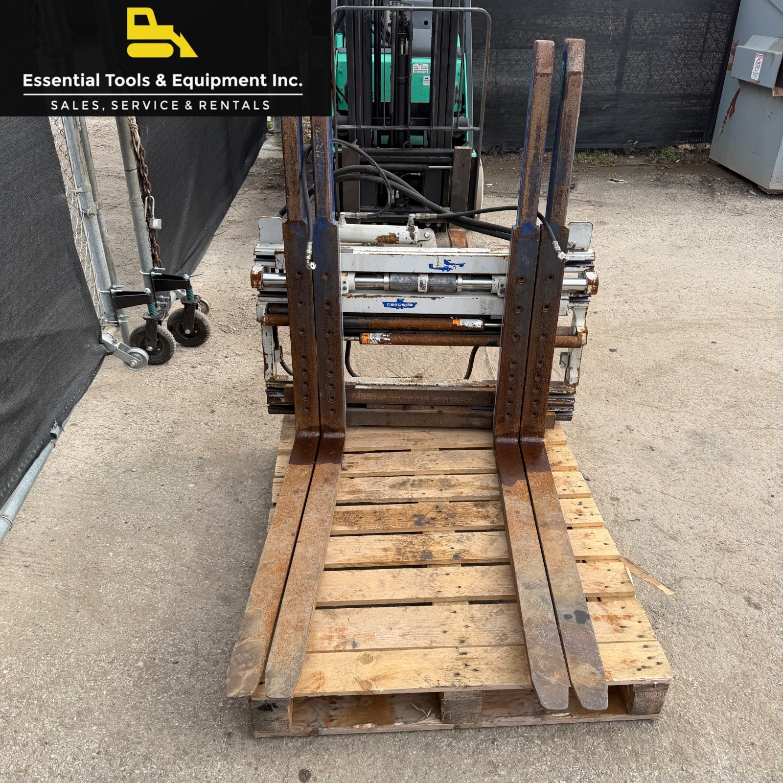 Cascade Single-Double 8,000 Lbs Pallet 42» Forklift Attachment Class III 3