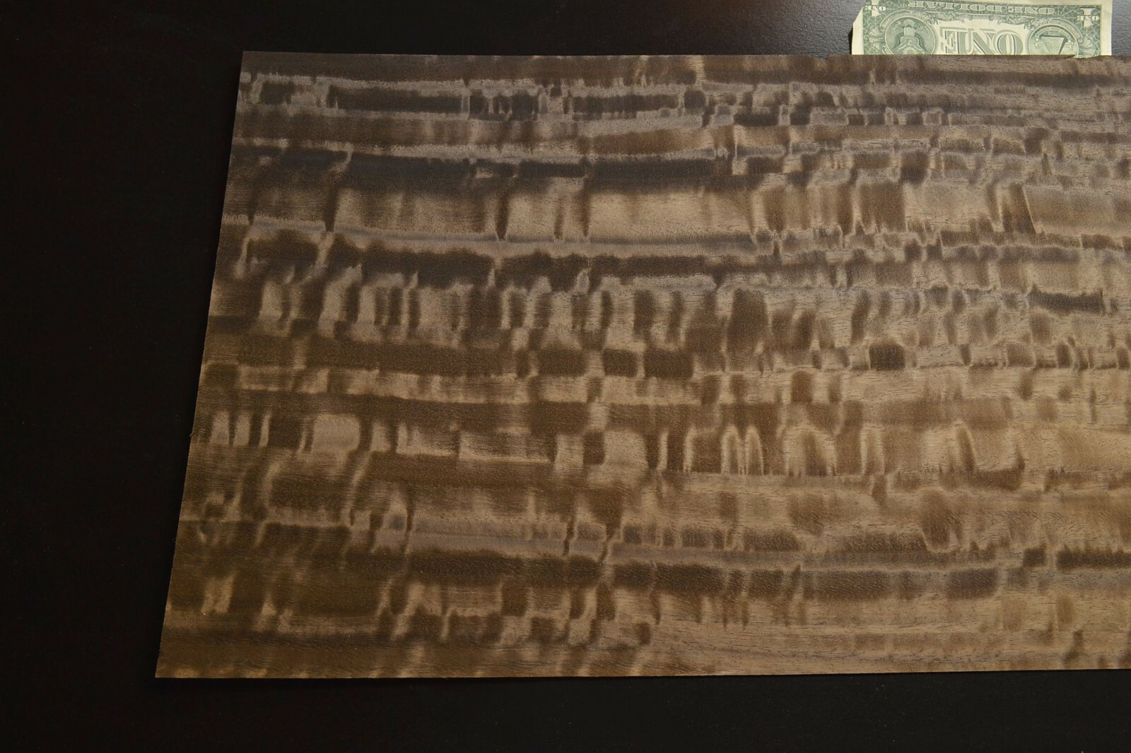 Fumed Eucalyptus Raw Wood Veneer Sheet 13 x 33 inches 8628-9