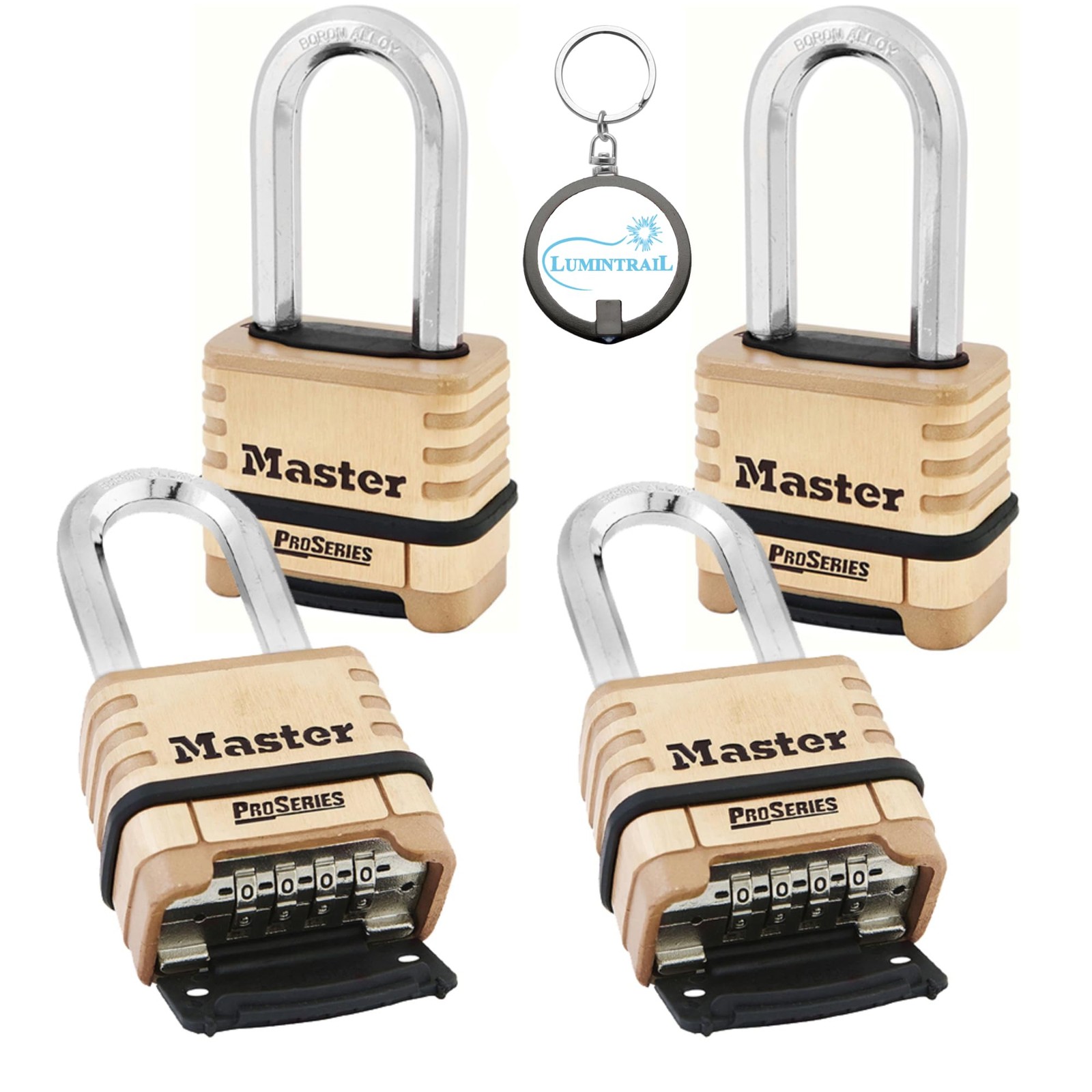 Master Lock 1175Dlh 2-1/4In 57Mm Wide Proseries Brass Resettable Combination