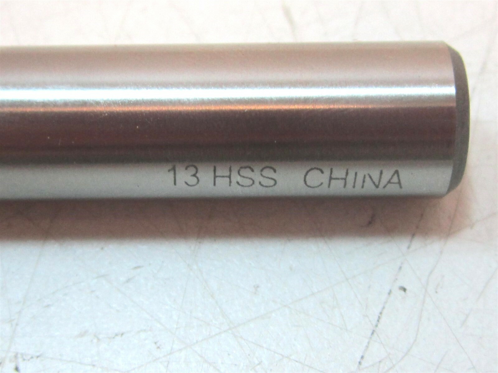 13mm Square End Mill 4F HSS RH CC 13mm x 3-1/4 x 1-1/4 x 1/2