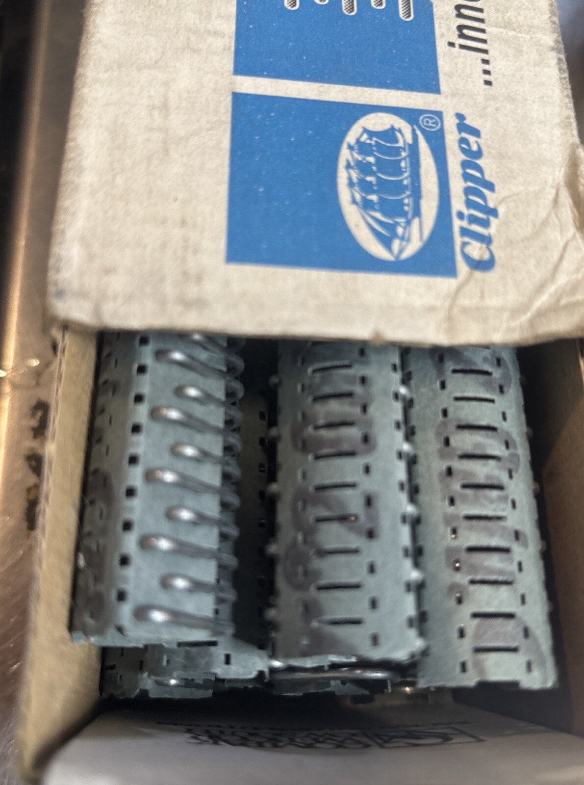 12 Pk) Clipper 02154 Belt Fasteners, 12” Strip Galvanized Wire Hooks, Flexco 2G