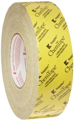 Kappler ChemTape Yellow Chemical Resistant Tape 60 yd L x 2″ W 1/Roll 99402