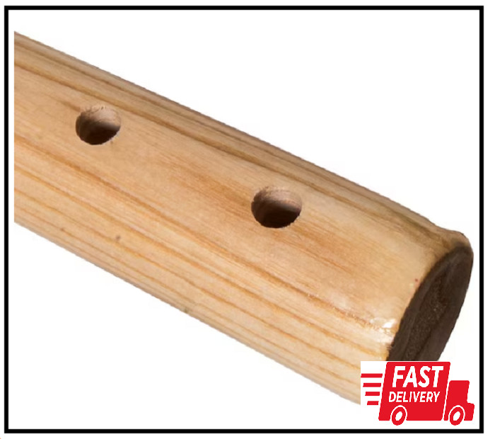 Durable 48 in. Round Eye Post Hole Digger Replacement Strong Hardwood Handle