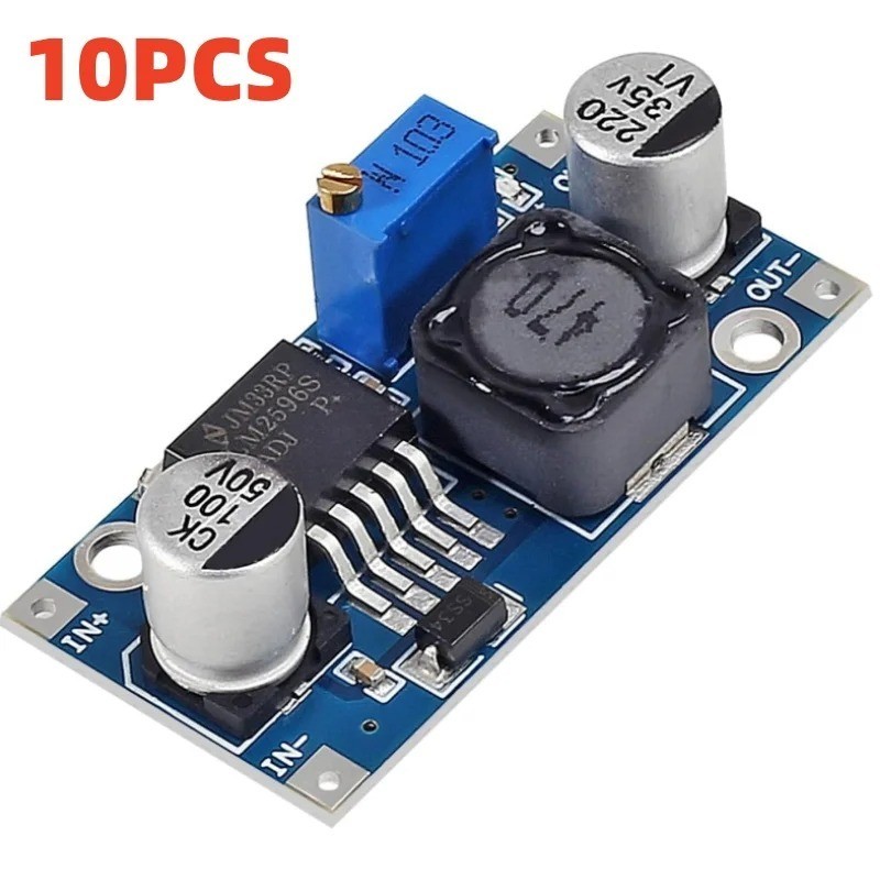 LM2596S DC-DC 3A Buck Converter Adjustable 3.2-46V Step-down Power Supply Module