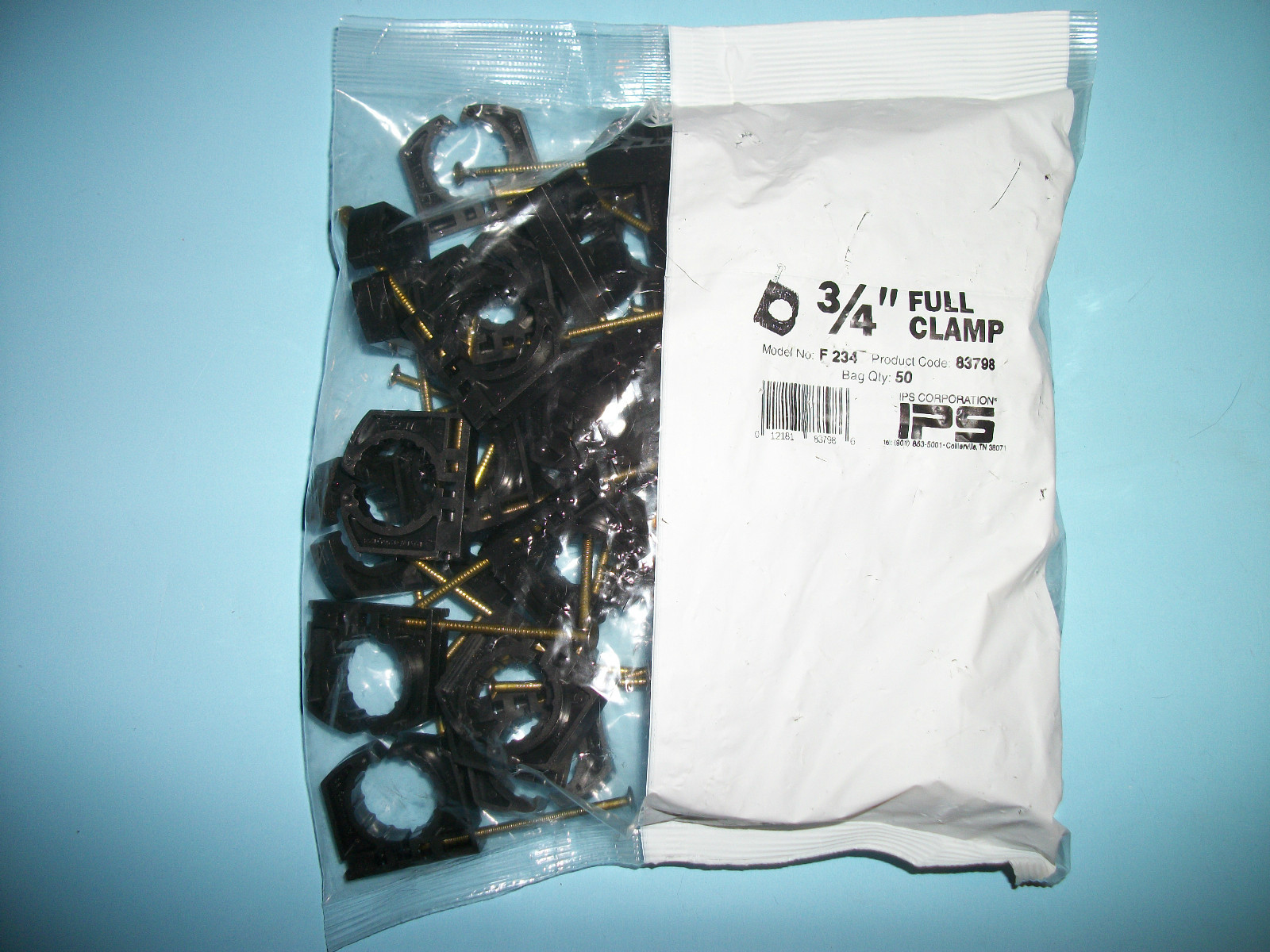 50 PCS IPS CLAMP-TITE F234 3/4 INCH 3/4″ PIPE SUPPORT HANGER PEX CPVC COPPER