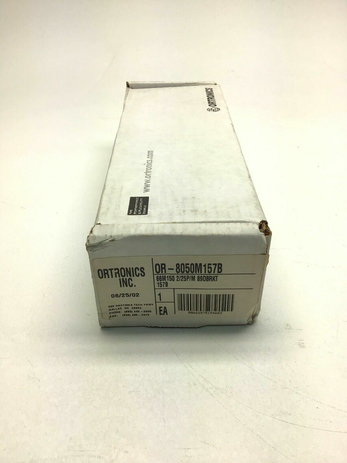 NEW ORTRONICS OR-8050M157B MODULAR 66 CONNECTING BLOCK 66M150 2/25P/M 89DRBRKT