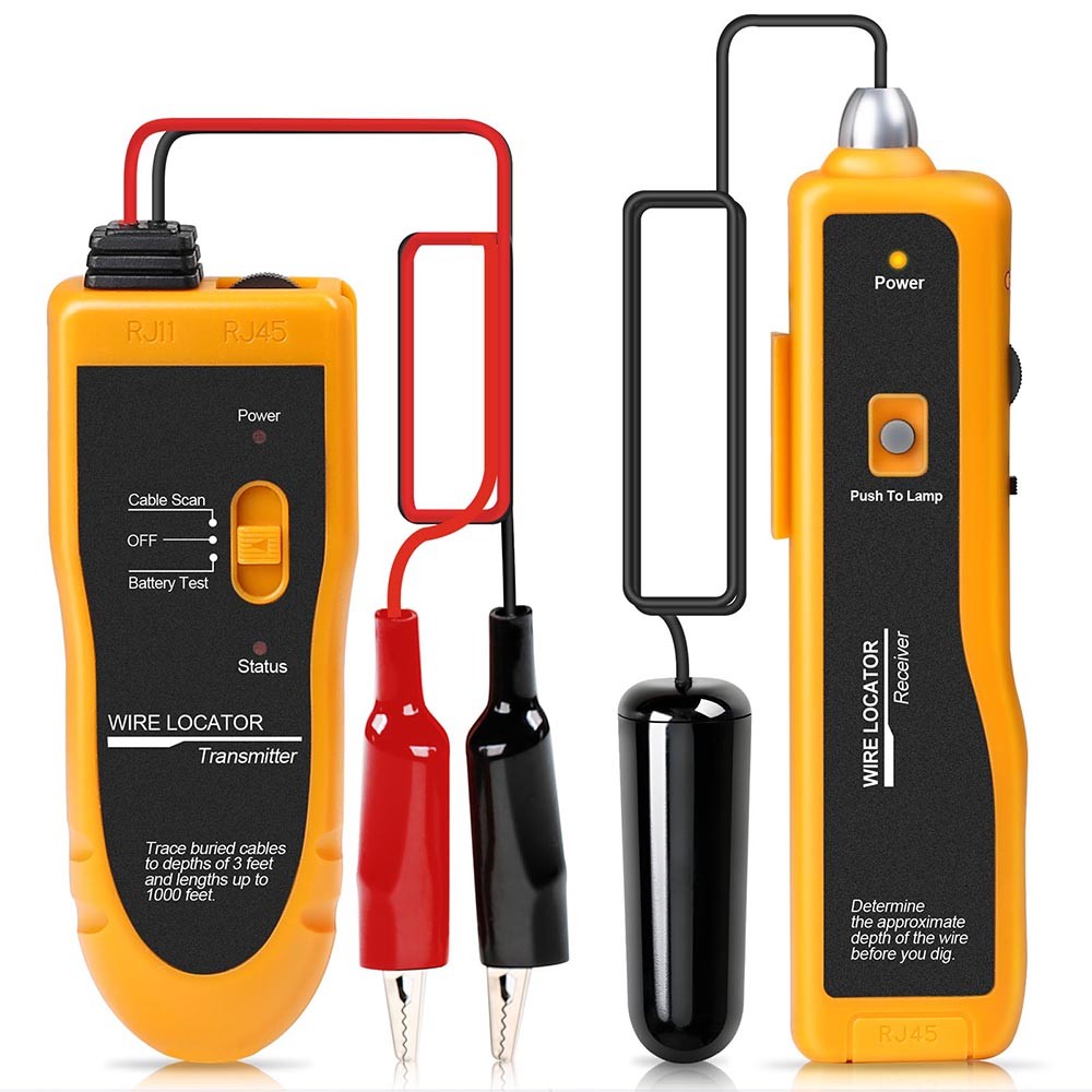 Underground Cable Wire Locator Tracker Pet Fence Wire Lan Tester With Earphone