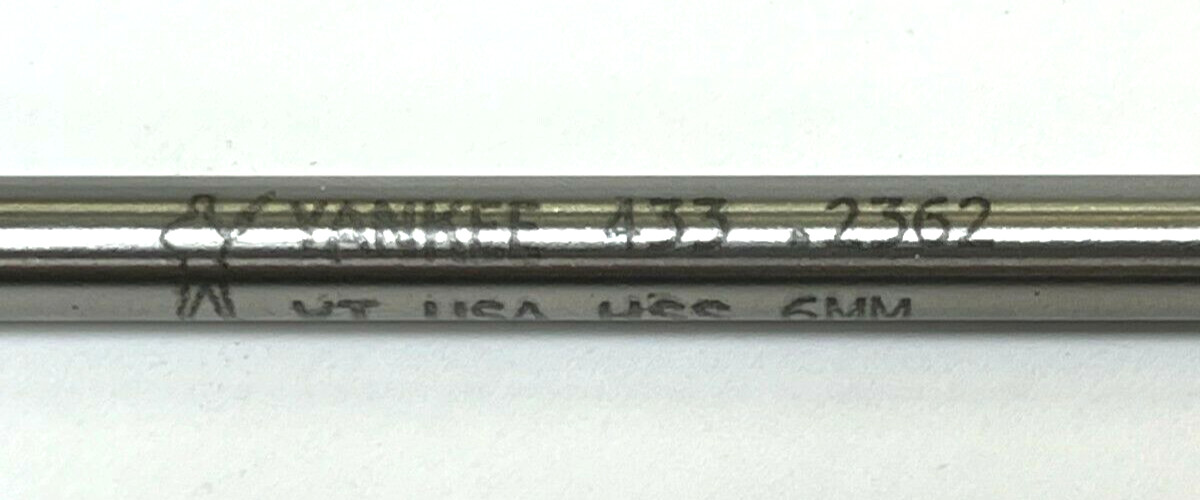 YANKEE CHUCK REAMER 433 HSS 0.2362 6″ OVERALL LENGTH
