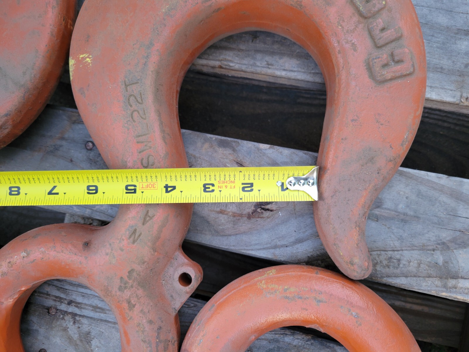 CROSBY 22 TON EYE HOOK WITHOUT LATCH – SWL22T – MADE IN USA – Several Available