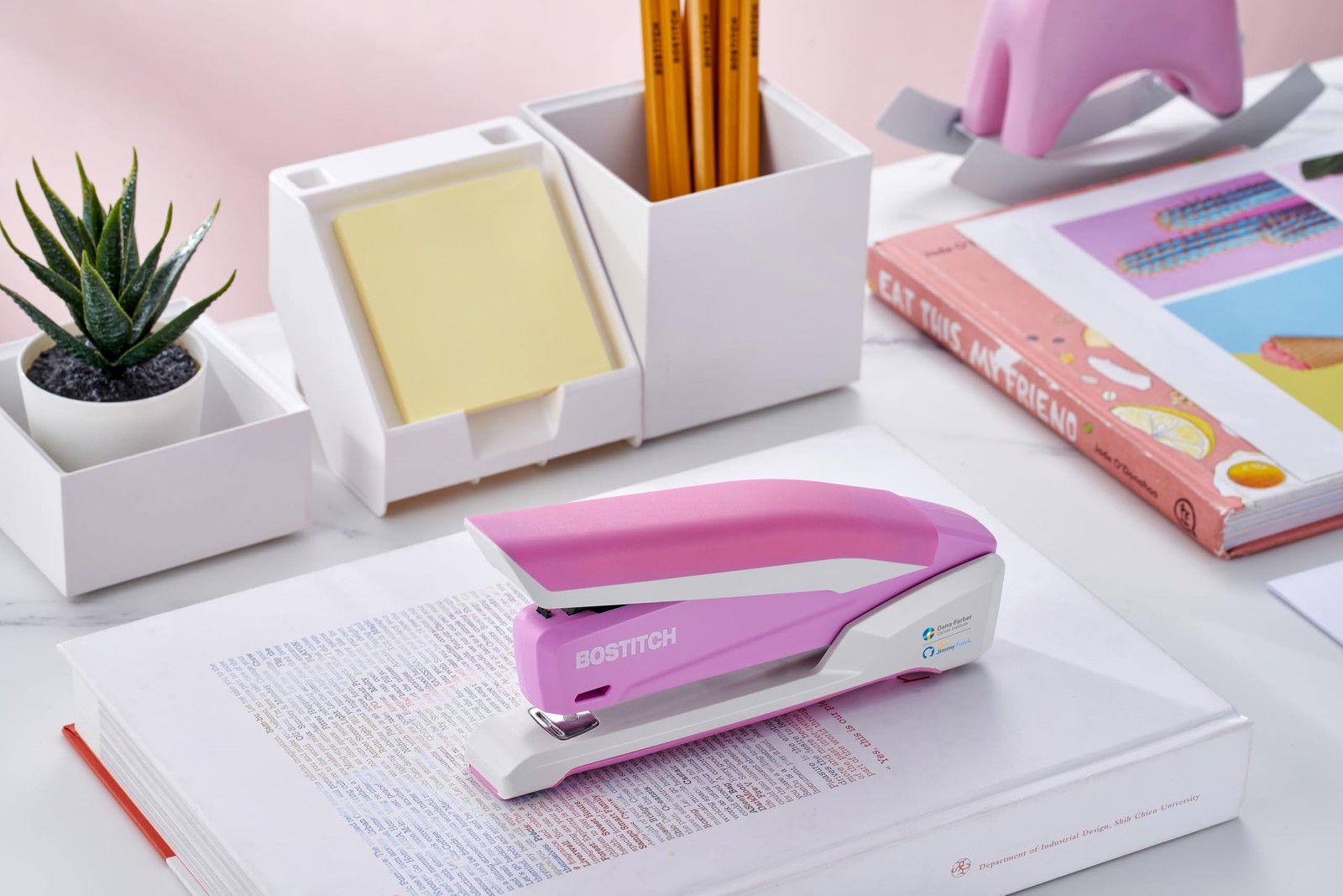 Bostitch Office InPower Spring-Powered Desktop Stapler, 20 Sheet Capacity, On…