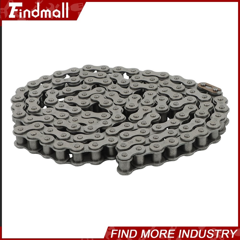 Findmall #80 Roller Chain x 10 feet + Free Connecting Links 1 connector