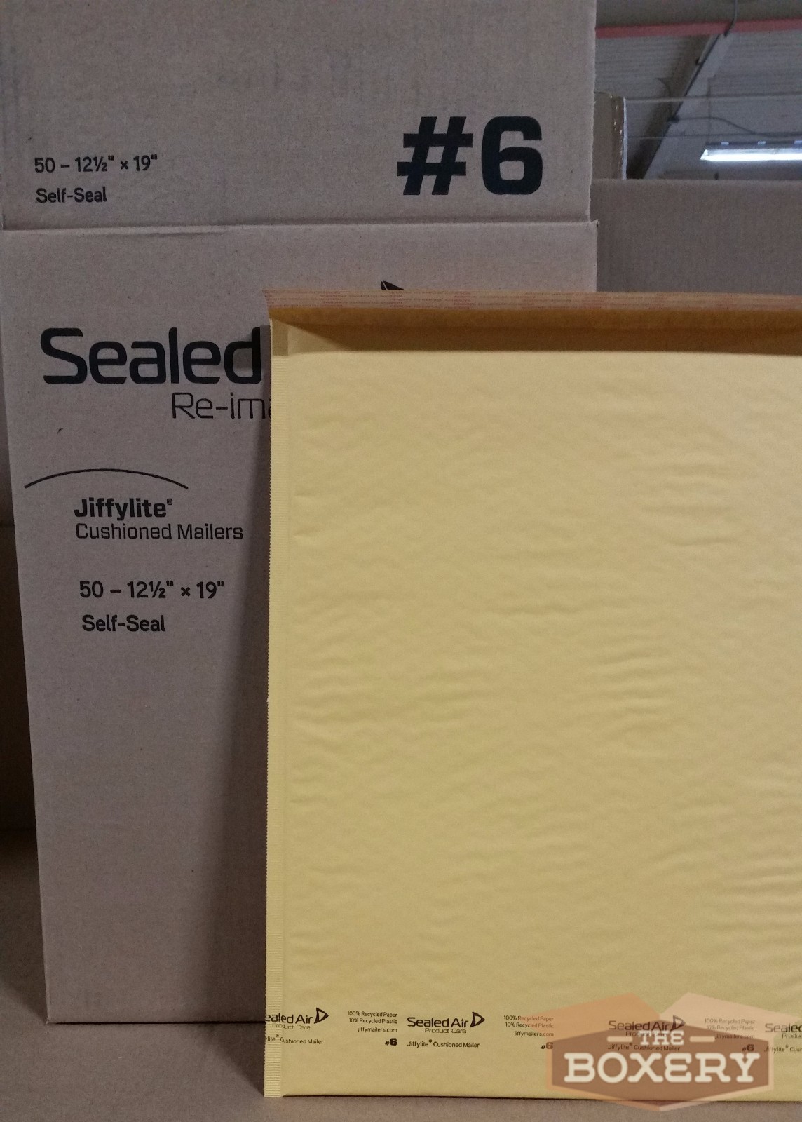 Jiffylite® USA #6 12.5×19» Kraft Cushioned Bubble Mailers 50/cs – TheBoxery