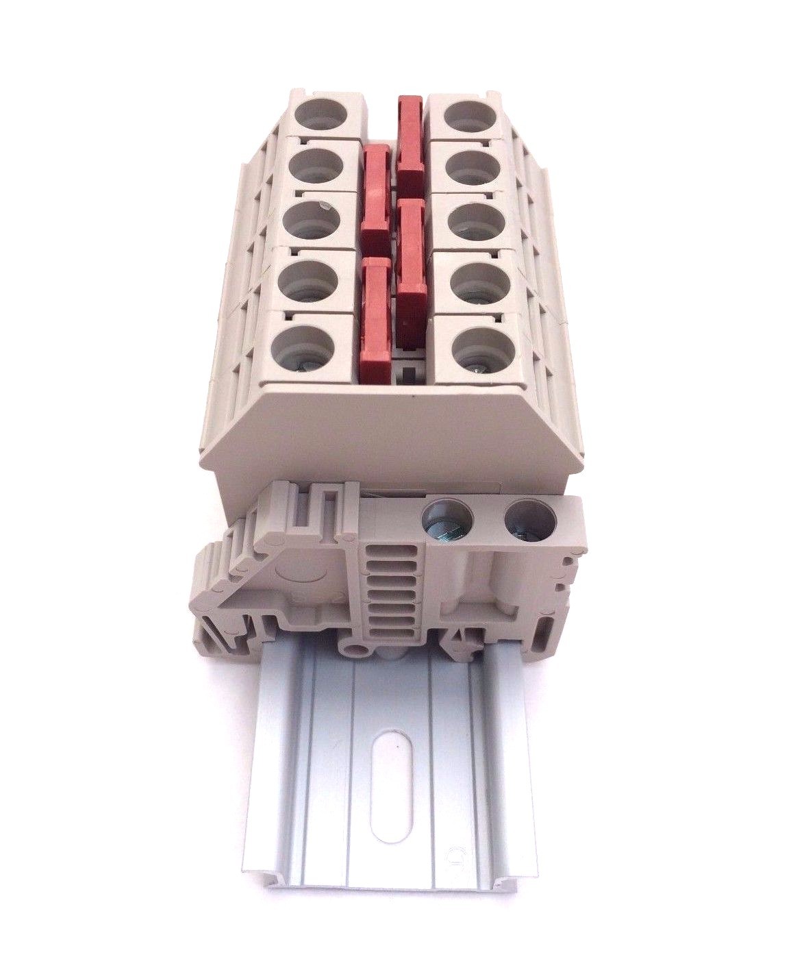 Solar Combiner Box Connector DIN Rail Terminal Blocks Dinkle 6AWG 60A 600V