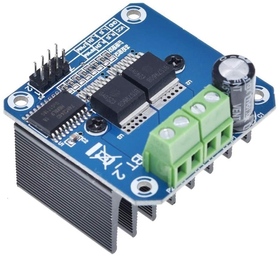 Double BTS7960 43A High Power H-Bridge Motor Driver Module PWM Smart Car Arduino