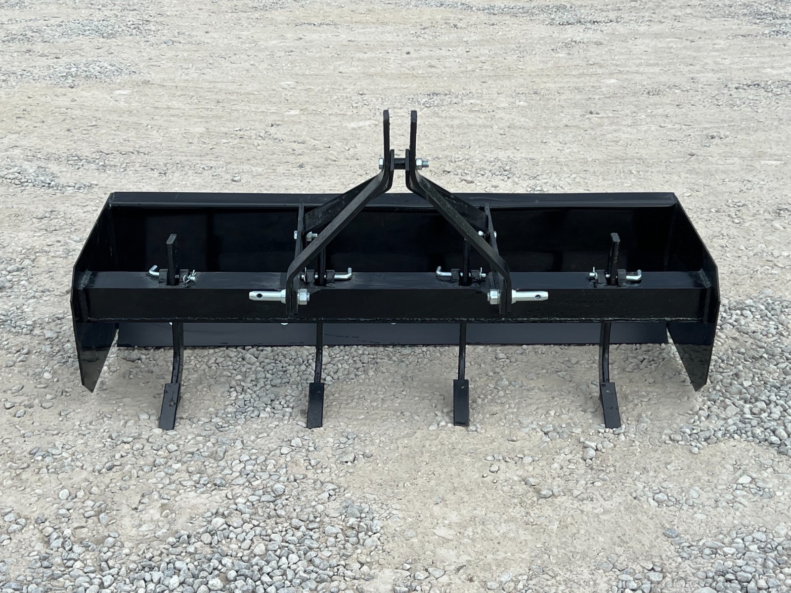 PROWORKS 60″ Box Blade 3 Point Hitch Tractor Scraper Grader 5ft USA 4 Ripper