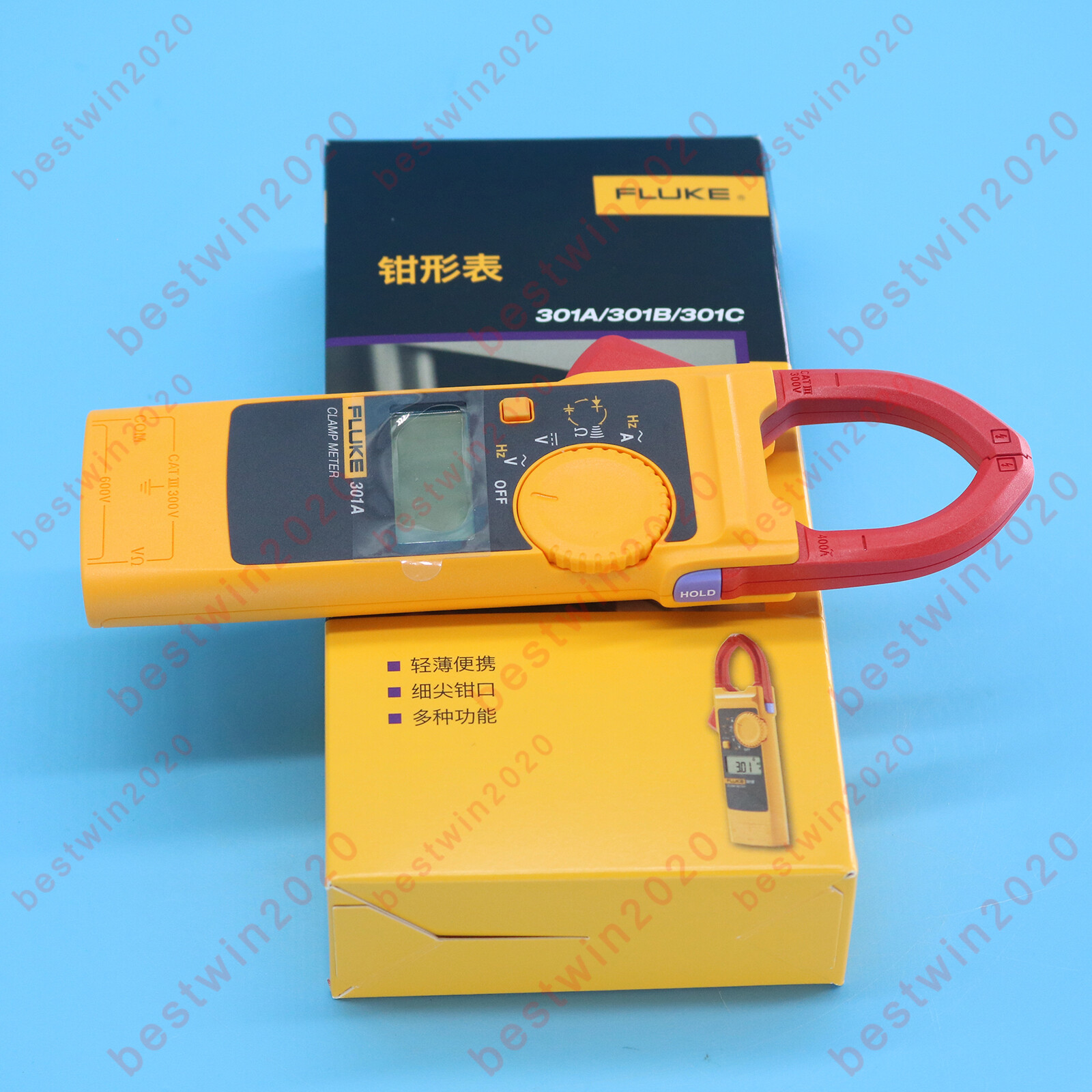 1PC New Fluke 301A AC Digital Clamp Meter Voltage Tester Multitester fast ship
