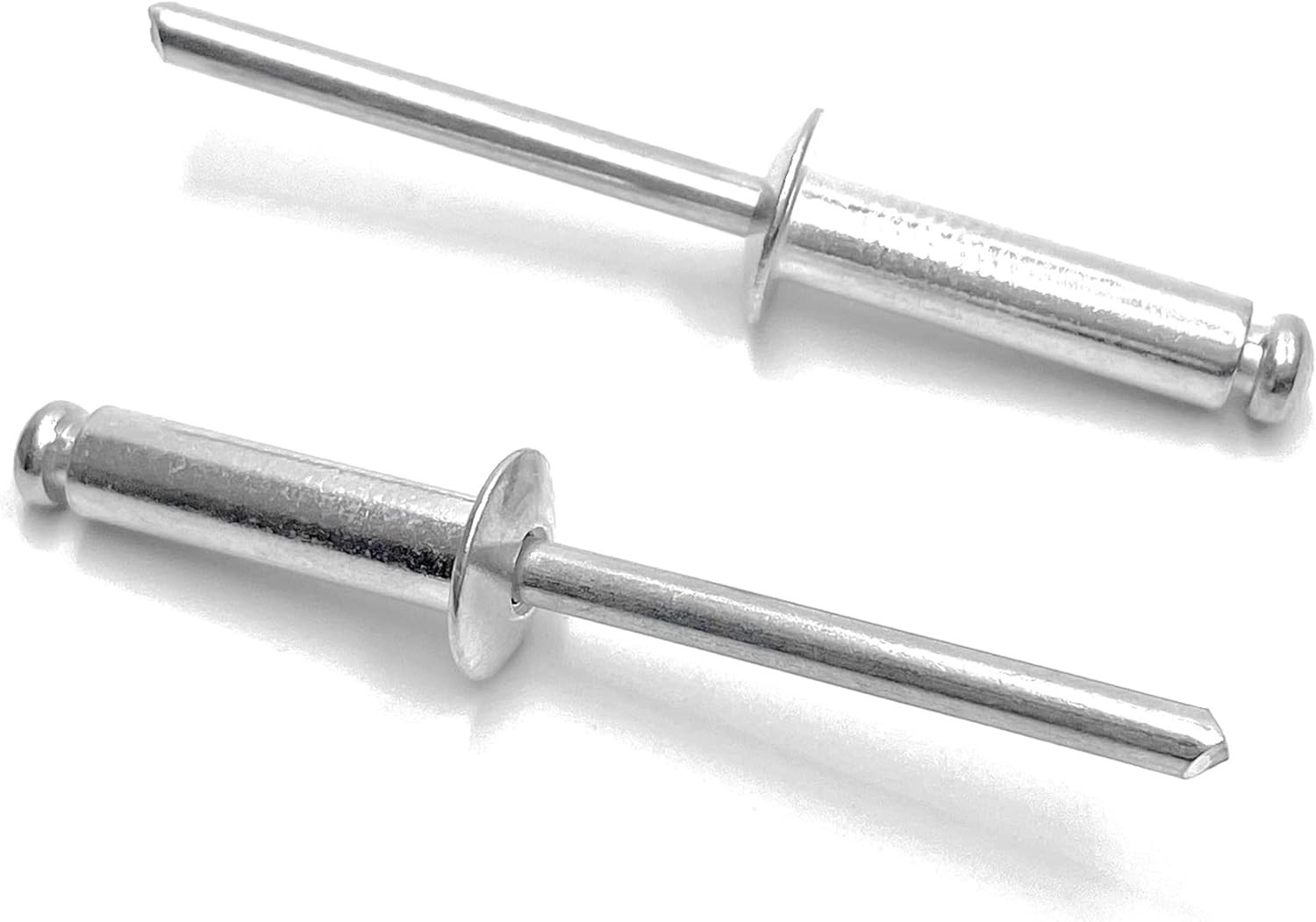100pcs 3/16″ x 3/4″ Aluminum Blind Rivets, 4.8 x 19mm Pop Rivets, Pack of 100