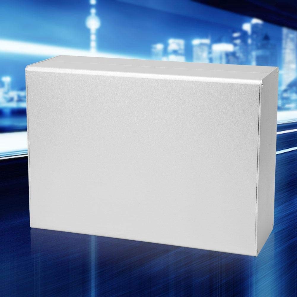 Aluminium Project Box, 80x160x220mm Matte Silver Electronic Enclosure Enclosure…