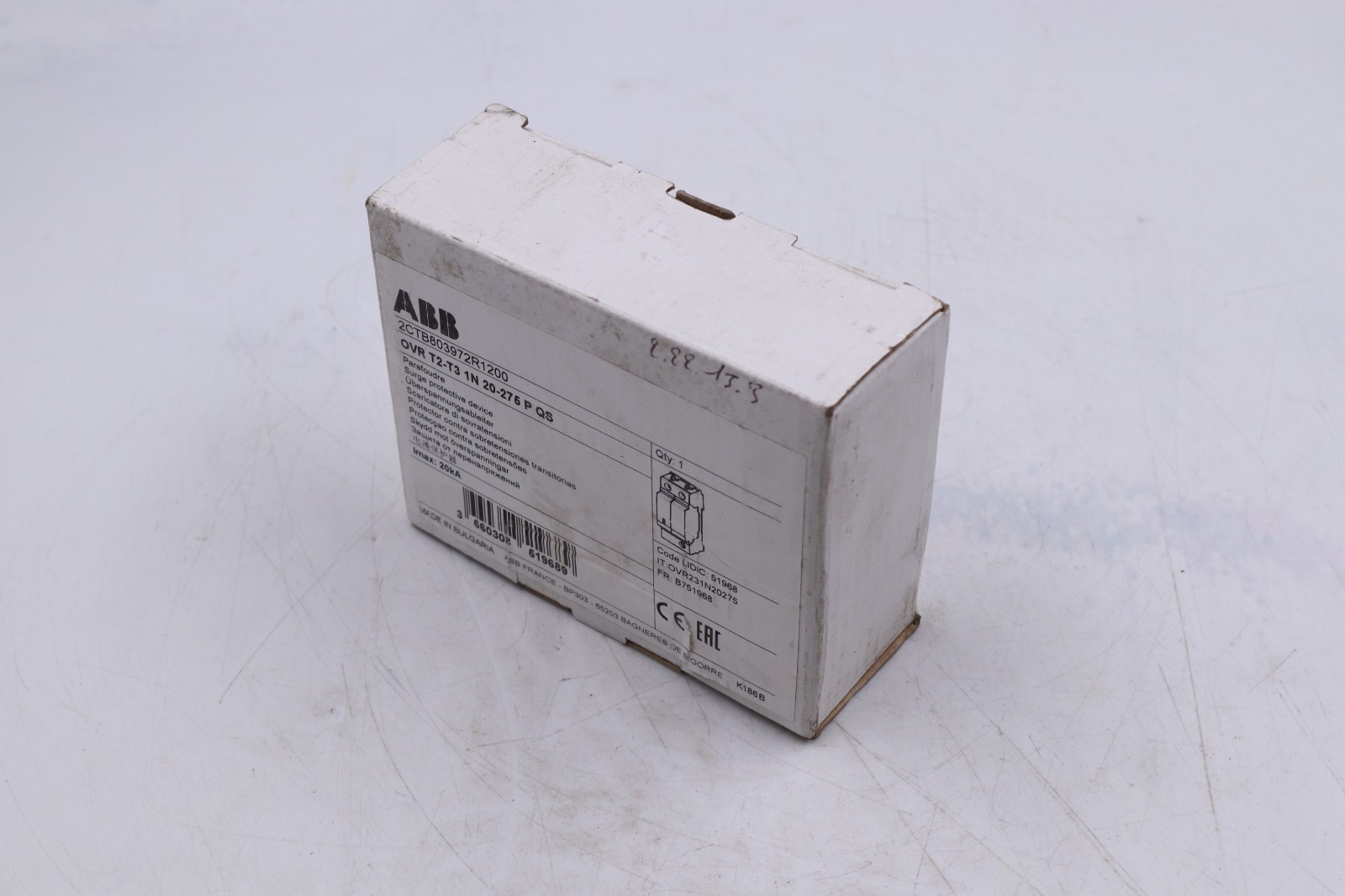 ABB OVR T2-T3 1N 20-275 P QS MADE IN BULGARIA