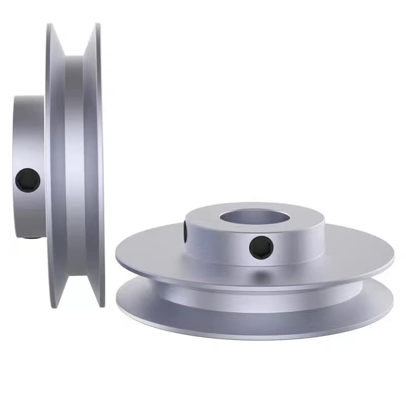 40mm OD Single Groove Pulley 15mm Fixed Bore Drilling Machine 6mm Round Belt
