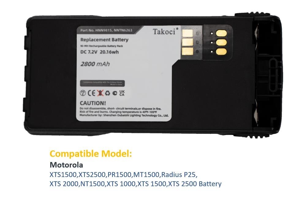 2pcs Battery for HNN9815, NNTN6263, NNTN7032, NNTN7032A, NNTN7032B, NNTN7335