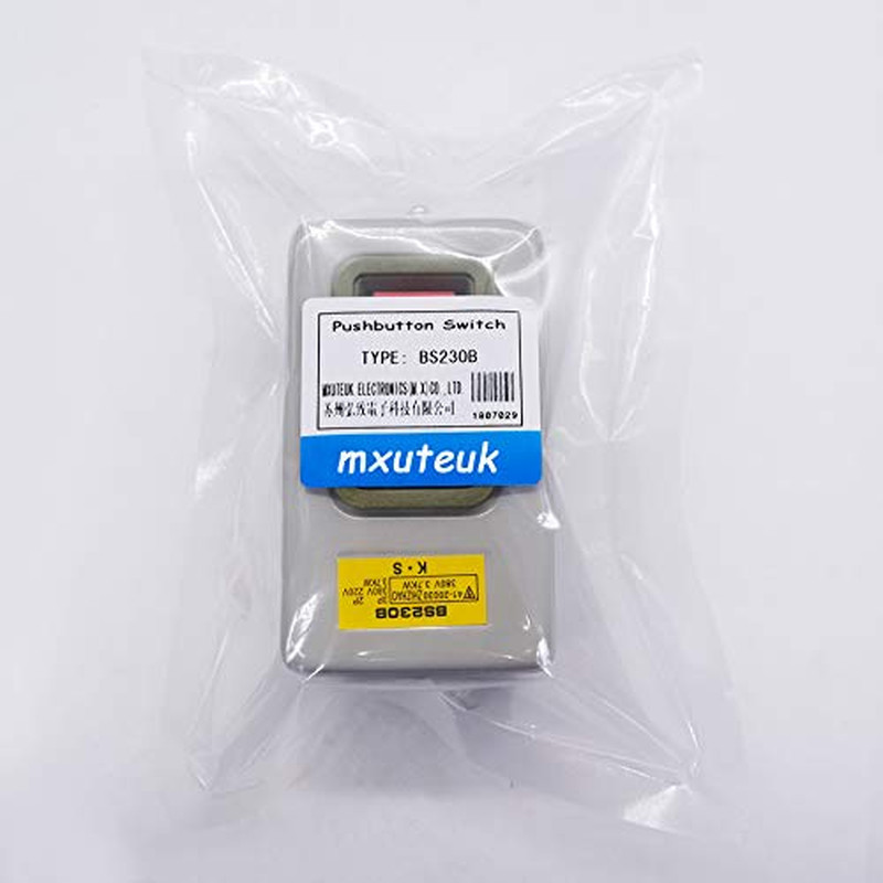AC 220V/380V Push Button Switch On/Off Start Stop Switch 3 Phase Self L