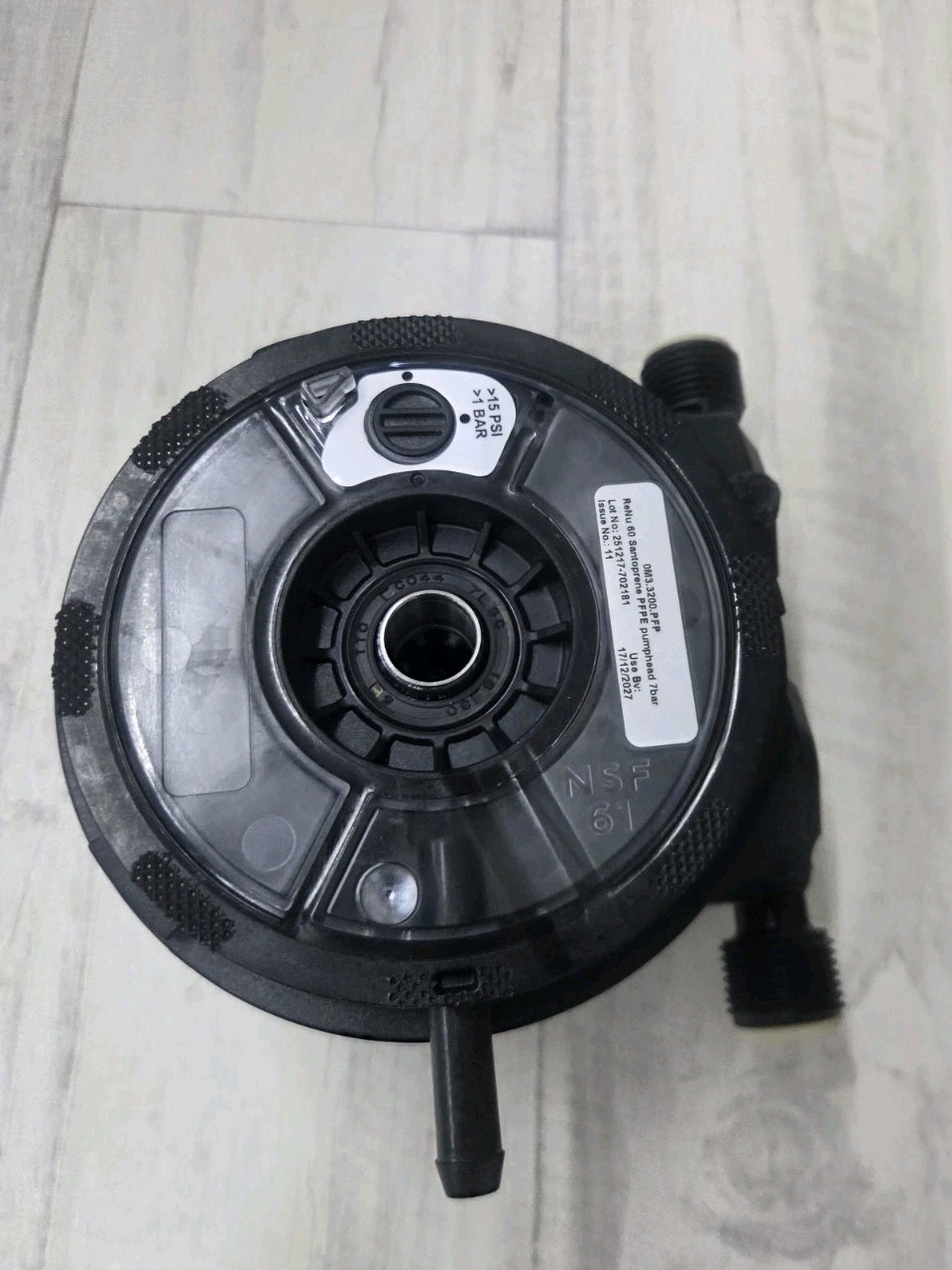 Watson Marlow Qdos60 0-1000 ml/min PFPE OMO.384L.GRA RH SANTOPRENE PUMP HEAD