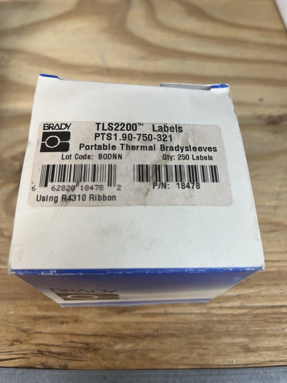 Pts1.90-750-321 Brady TLS 2200 Thermal Labels